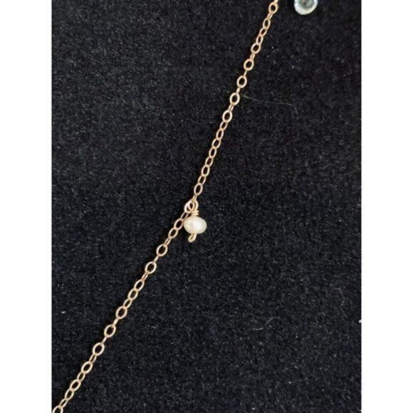 J Balducci Aquamarine Pearl 14K Gold Filled Necklace - Picture 3 of 7